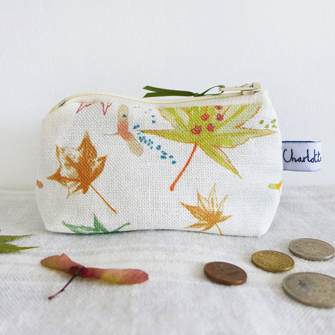 Leaf Flurry Coin Purse