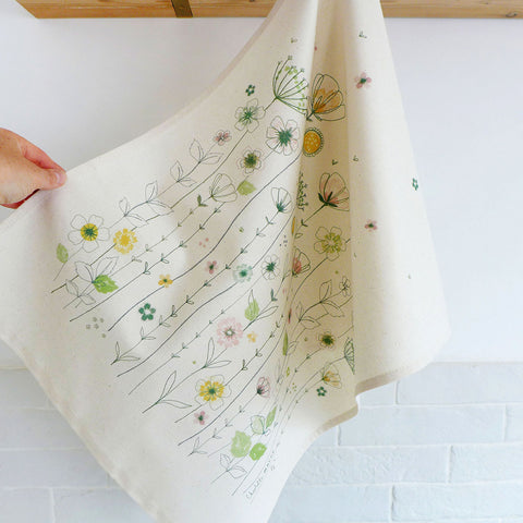 Wildflowers Cotton Tea Towel