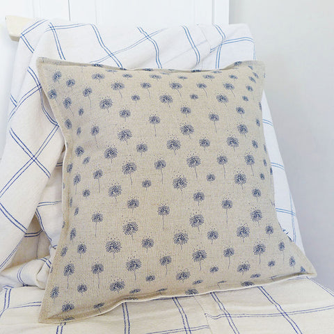 Natural Dandelions Linen Cushion