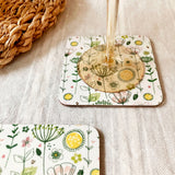 Set of Meadow Coasters