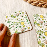 Set of Meadow Coasters