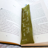 A Part of Everything Embroidered Bookmark