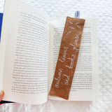 Autumn Leaves Embroidered Bookmark