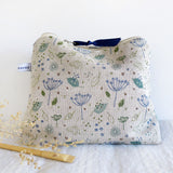 Blue Parsley Tall Pouch