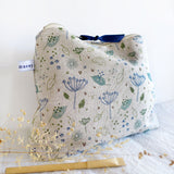 Blue Parsley Tall Pouch