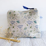 Blue Parsley Tall Pouch