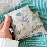Blue Parsley Wheat Hand Warmers