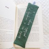Book Magic Embroidered Bookmark