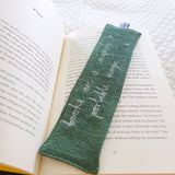 Book Magic Embroidered Bookmark