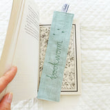 Bookworm Embroidered Bookmark