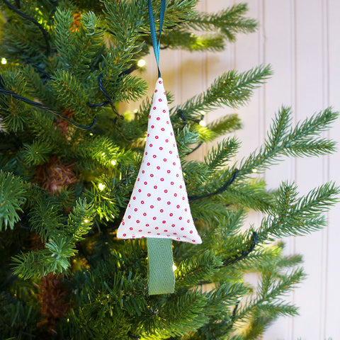 Cream Dots Little Tree Decoration