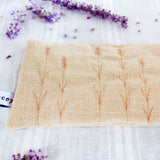 Embroidered Natural Lavender Eye Pillow