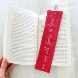 Personalised Embroidered Bookmark