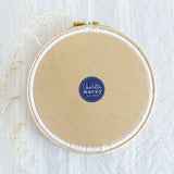 'Find Me in the Flowers' Embroidery Hoop Picture