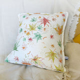 Leaf Flurry Linen Cushion
