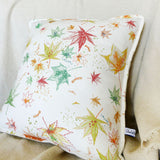 Leaf Flurry Linen Cushion