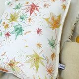 Leaf Flurry Linen Cushion