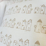 Large Ivory Neighbourhood Linen Cushion