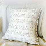 Large Ivory Neighbourhood Linen Cushion