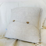 Large Ivory Neighbourhood Linen Cushion