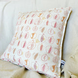 Ivory Pomegranates Linen Cushion