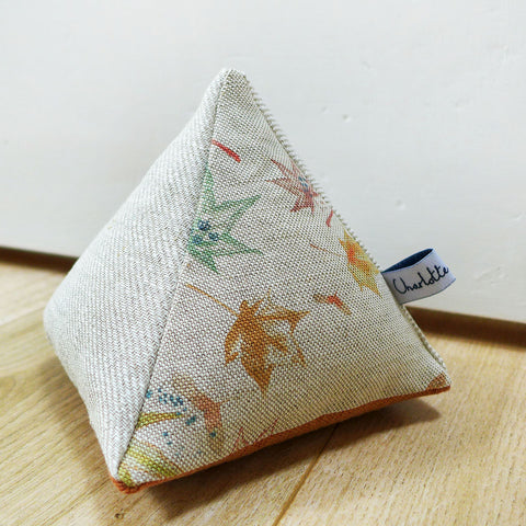 Leaf Flurry Linen Doorstop