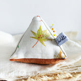 Leaf Flurry Linen Pin Cushion
