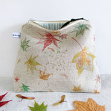 Leaf Flurry Tall Pouch