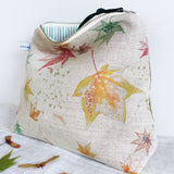 Leaf Flurry Tall Pouch