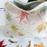 Leaf Flurry Tall Pouch