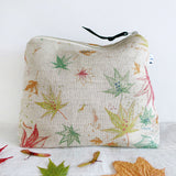 Leaf Flurry Tall Pouch