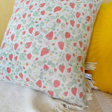 Strawberries Linen Cushion