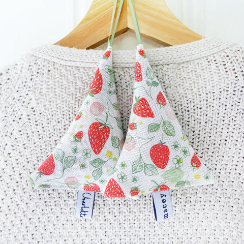 Pair of Strawberries Lavender Trees