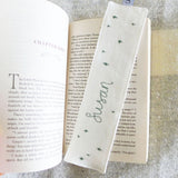 Personalised Embroidered Bookmark