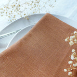 Personalised Embroidered Linen Napkins
