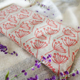 Poppy Cow Parsley Lavender Eye Pillow