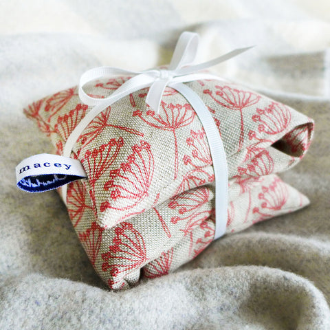 Poppy Cow Parsley Wheat Heat Bag