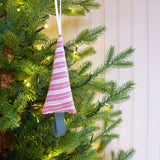 Red Stripy Little Tree Decoration