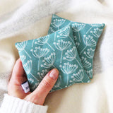 Sea Green Cow Parsley Wheat Hand Warmers