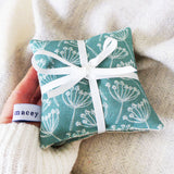 Sea Green Cow Parsley Wheat Hand Warmers