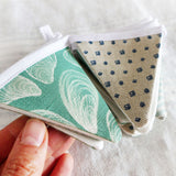 Sea Green Mussels Mini Bunting