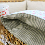 Strawberries Linen Tea Cosy