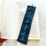 To the Stars Who Listen Embroidered Bookmark