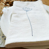 EMBROIDERED WHITE NAPKINS - cow parsley