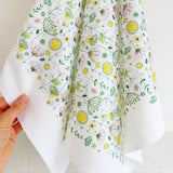 PRINTED COTTON TEA TOWEL - Meadow