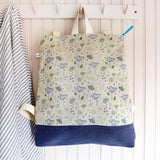 LINEN RUCKSACK - Blue Parsley