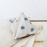 LINEN PIN CUSHION - Dandelions