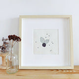 Dotty Blackberry Embroidered Picture
