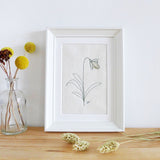 Snowdrop Embroidered Picture