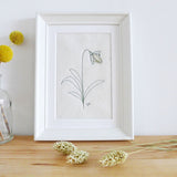 Snowdrop Embroidered Picture